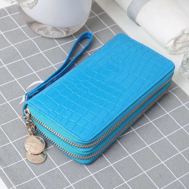 Fashion Stone Pattern Candy Color Wallet display picture 11