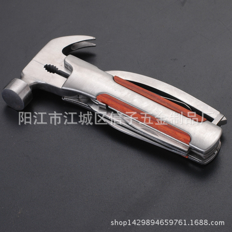 多功能锤彩木羊角锤 多功能车载逃生锤 车用锤 户外野营 厂家直销