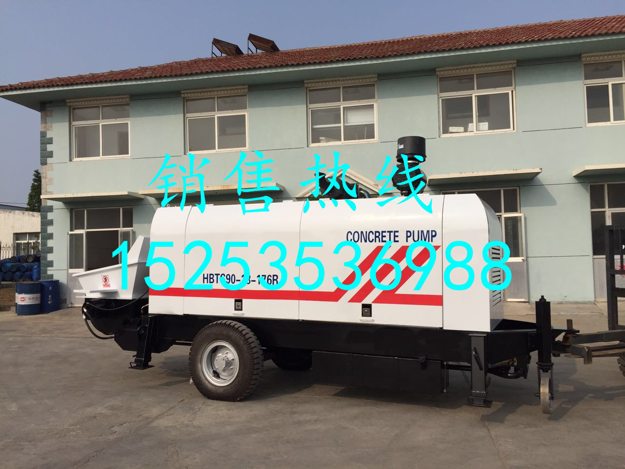 混凝土柴油泵 176千瓦潍柴道依茨柴油泵 Deutz柴油动力混凝土泵