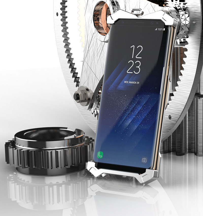 SIMON THOR Ⅱ Aviation Aluminum Alloy Shockproof Armor Metal Case Cover for Samsung Galaxy S8 Plus & S8