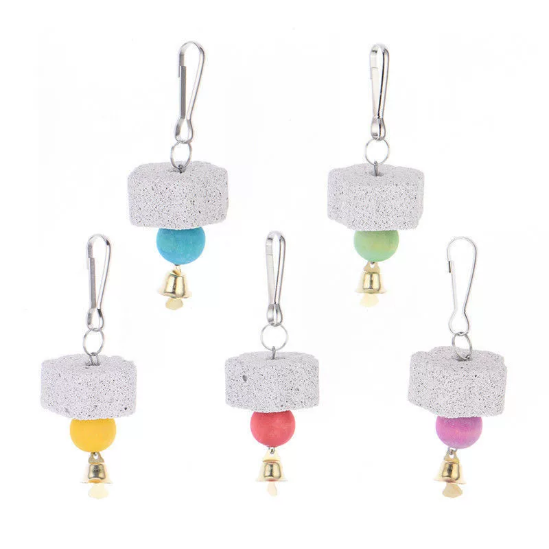 (№ 81) Постоянный фиолетовый-цветок белки Тоторо Коренная нить попугай шлифовальный камень для рта шлифовальный камень для зубов