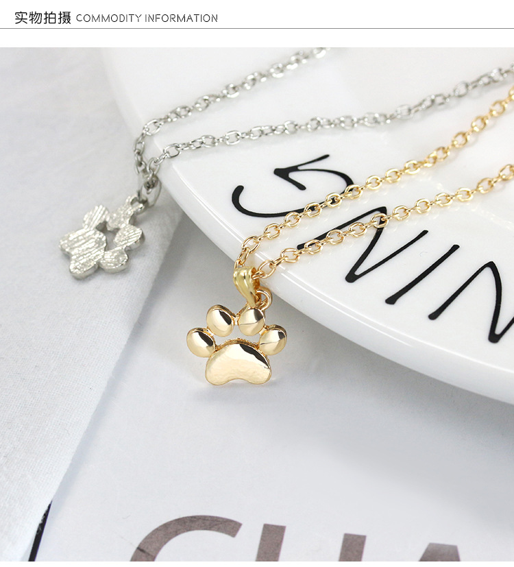 cute cat claw necklace