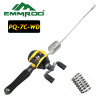 EMMROD Portable Spring Fishing Rest Plove Fishing Ring Fishing Ring Super Short Rock Ship Boat Ice Fishing rod PQ-WD