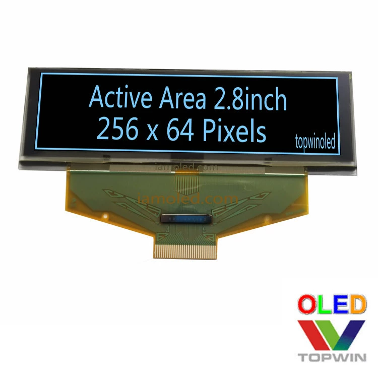 2,8-дюймовый ЖК-дисплей с оледом 5664ALBDF01 Выделите энергосберегающий Промышленный контроль черный фон синее слово синий свет широкая температура