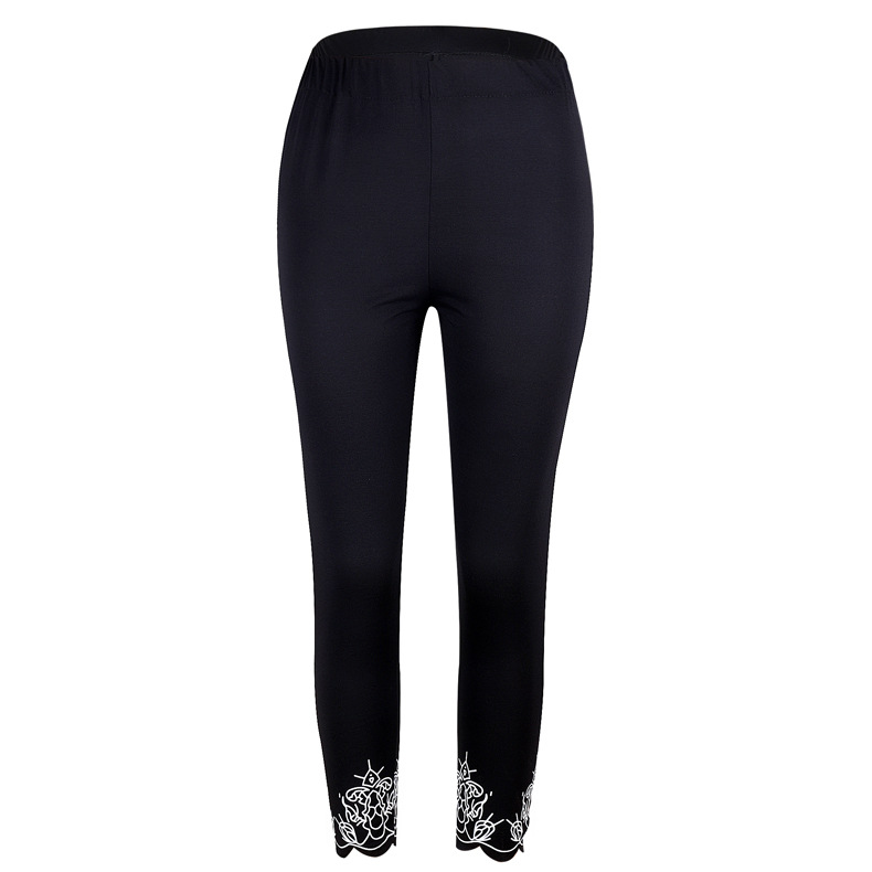 slimming printed nine-point leggings  NSKX20342