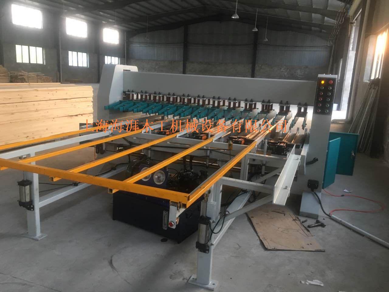 上海海湃自动拼板机价格/液压式自动拼板生产线
