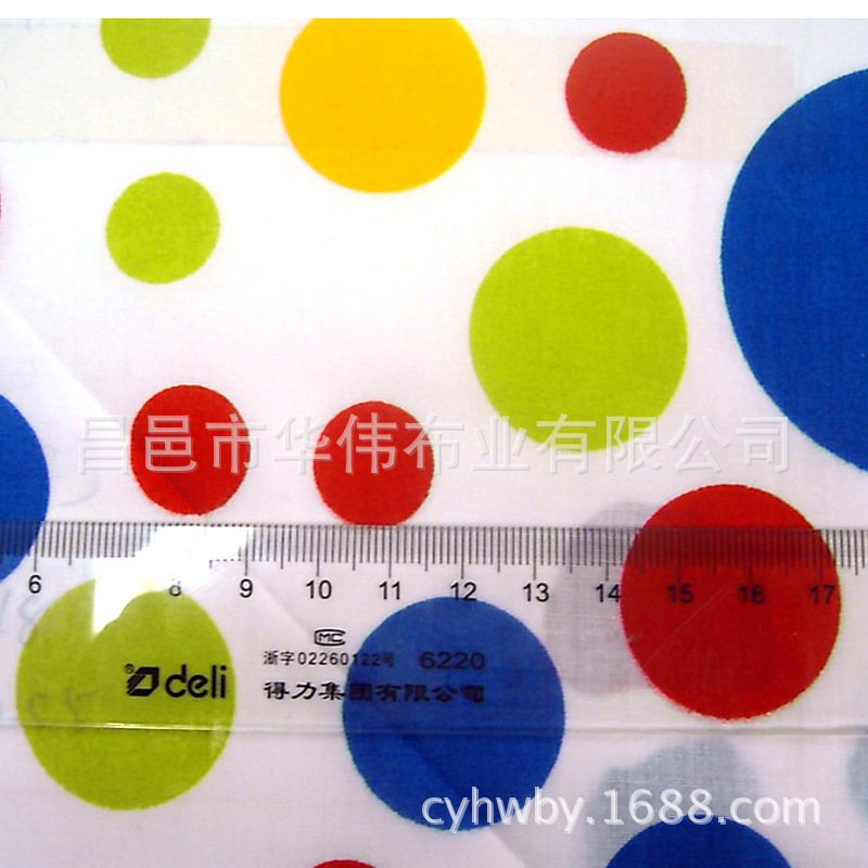 涤棉TC印花布 印花里布 圆点布 点点布45*45 110*76 96*72 88*64