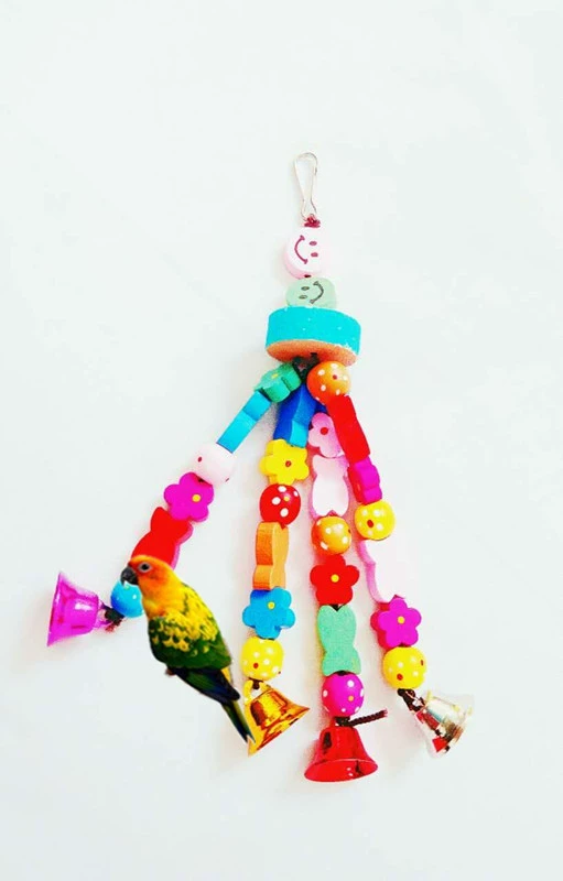 Товары внешней торговли Матовые коренные зубы Колокольчик деревянные игрушки кусает попугай качели подставка лестница клетка для птиц поставки