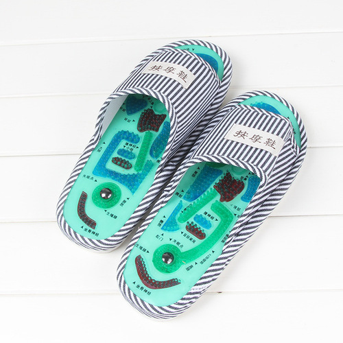 Neutral cotton casual Tai Chi massage shoes fabric slippers open toe home shoes home leisure manufacturers wholesale