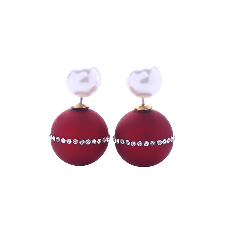 Earrings Women Wholesale Accessories Spherical Simple Temperament Earrings display picture 12