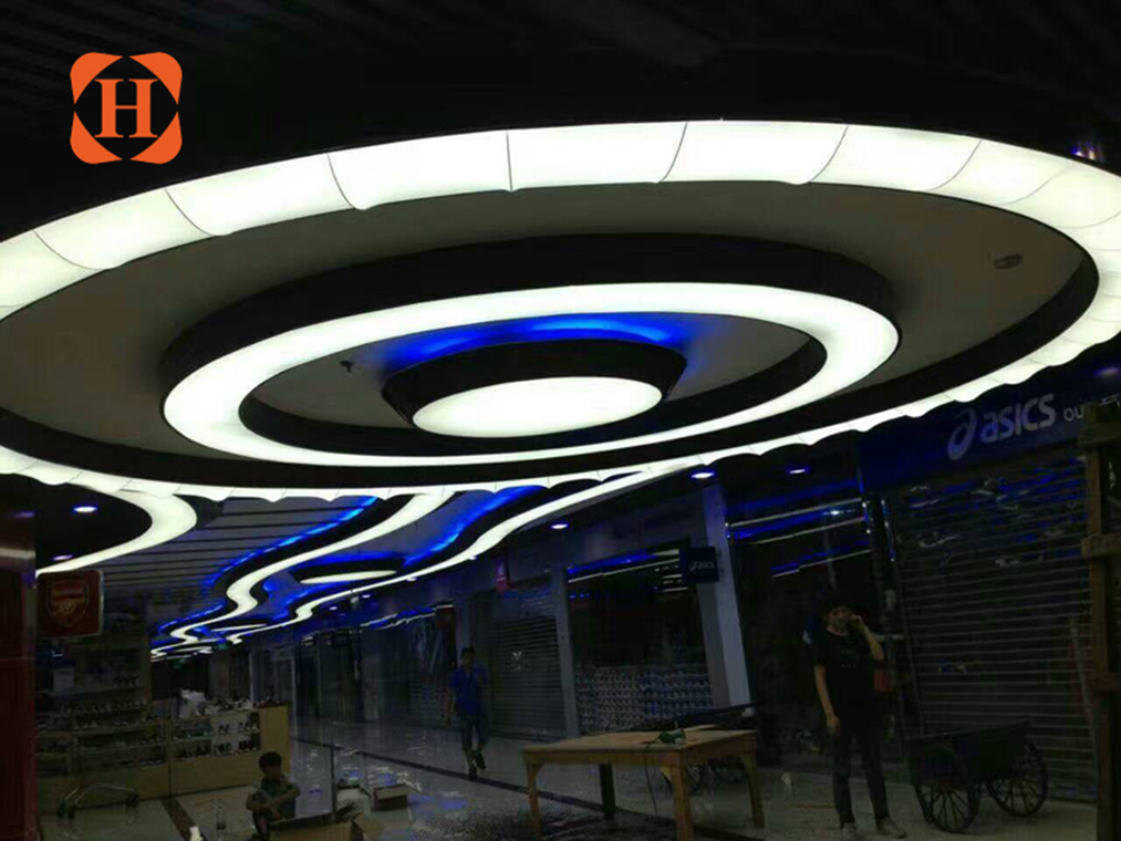 Manufactor supply Fireproof elastic LED smallpox suspended ceiling Light box