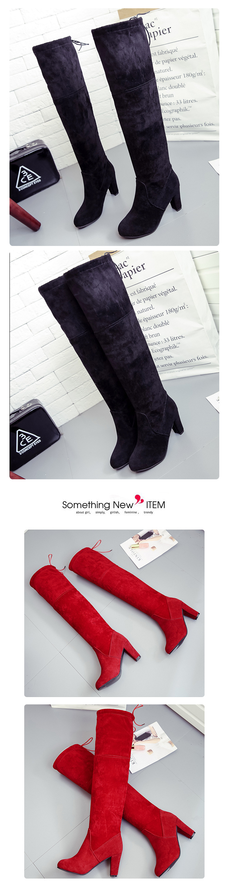 Bottes femme en Daim - Ref 3354742 Image 31