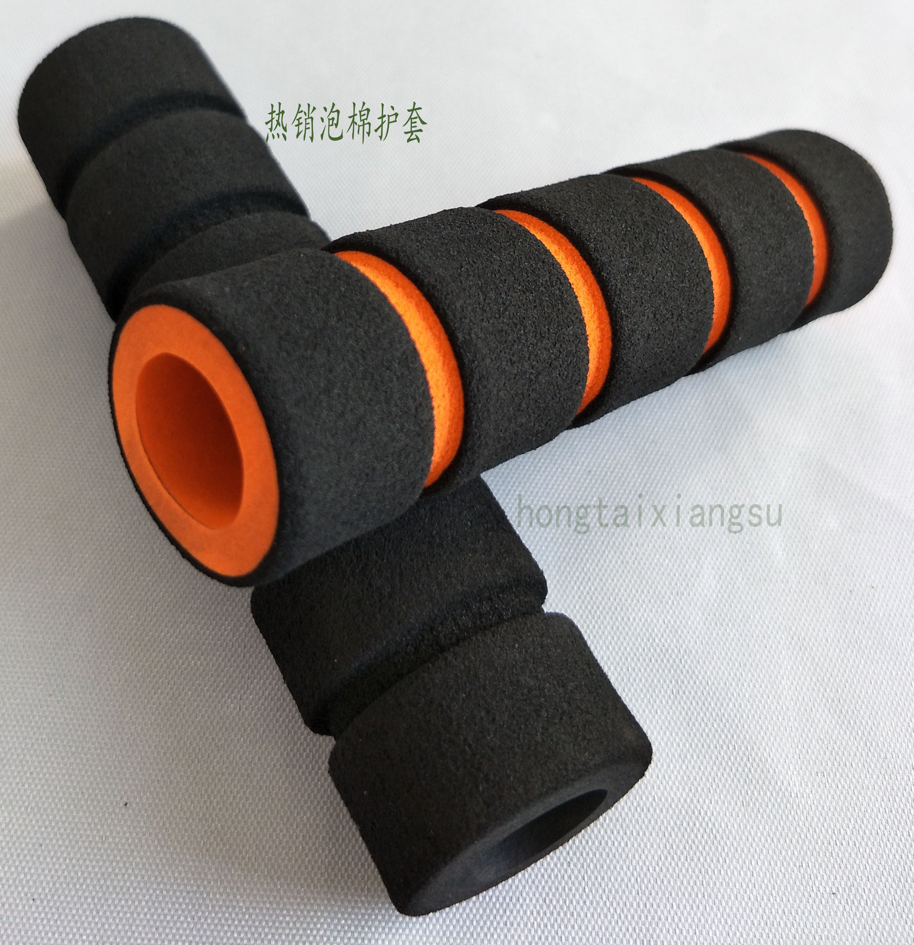 生产nbr橡塑海绵手把套 园林工具海绵手柄握把防护套 泡棉套管