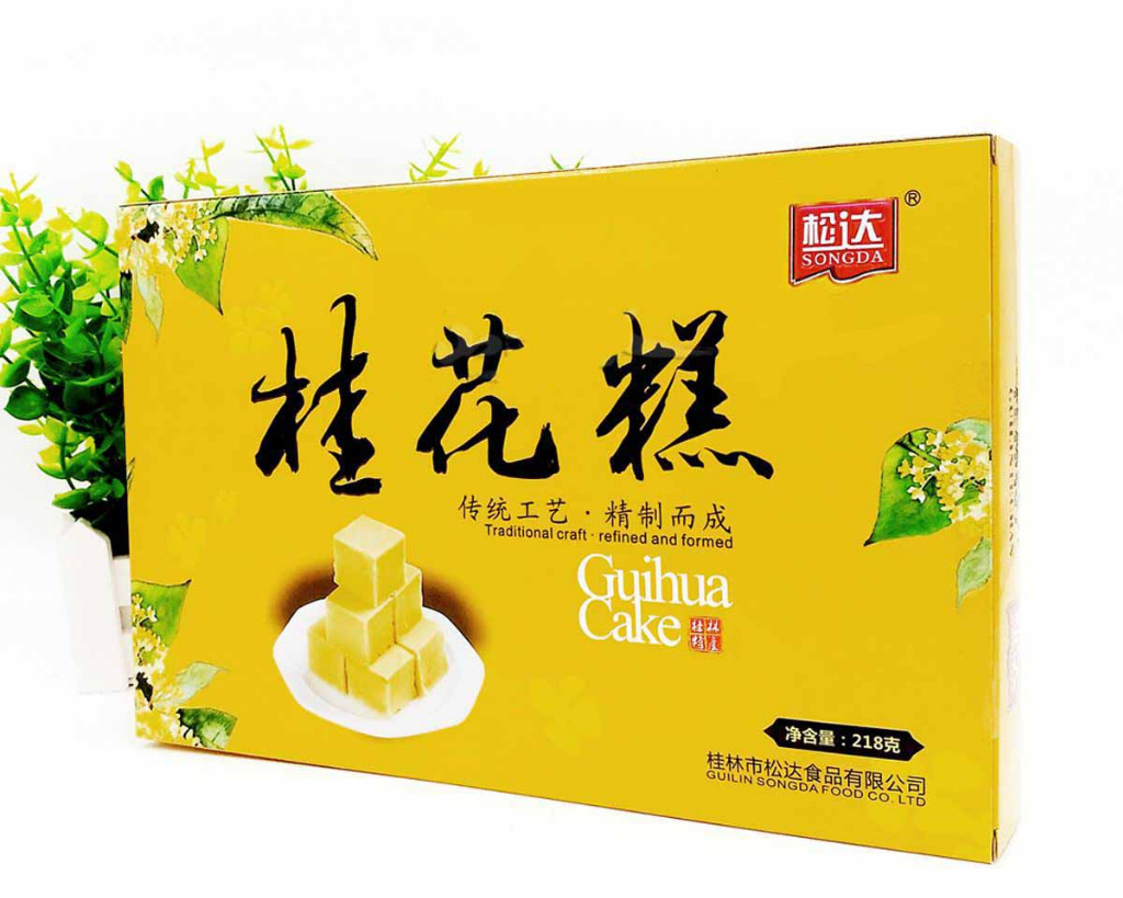 广西桂林特产松达桂花糕218g糕点 零食小吃点心