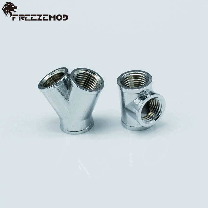 Freeze dtd-S3ST компьютерный водяной холодный теплоотвод металлический трехлинейный Y-образный T-образный резьба G1/4 прочная трубка