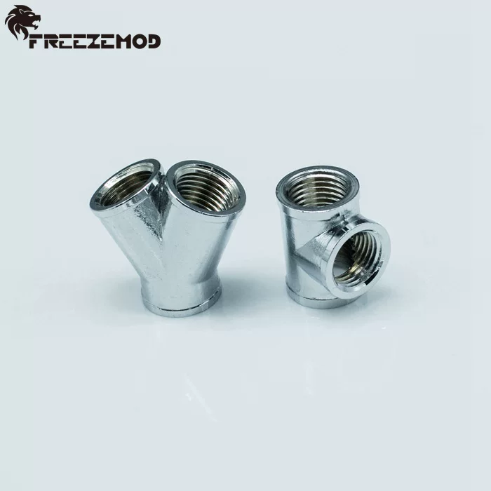 Freeze dtd-S3ST компьютерный водяной холодный теплоотвод металлический трехлинейный Y-образный T-образный резьба G1/4 прочная трубка
