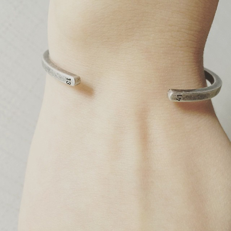 BLINDREASON韩国1314系列手镯权志龙GD钛钢开口手环情侣男女手链