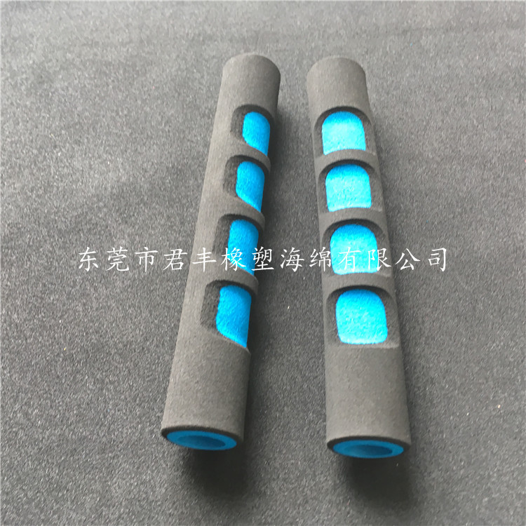 专业生产 自拍杆海绵套 双色迷你海绵把套 nbr橡塑把套 多色定做