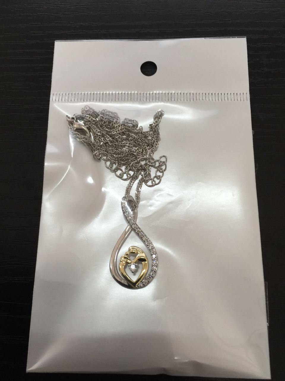 Mother Day Jewelry Silver Necklace Wholesale display picture 7