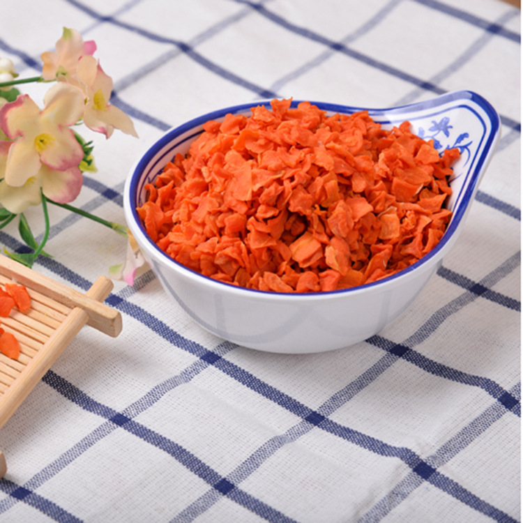 脱水胡萝卜粒 胡萝卜干 胡萝卜圆片杂质少 脱水蔬菜现货