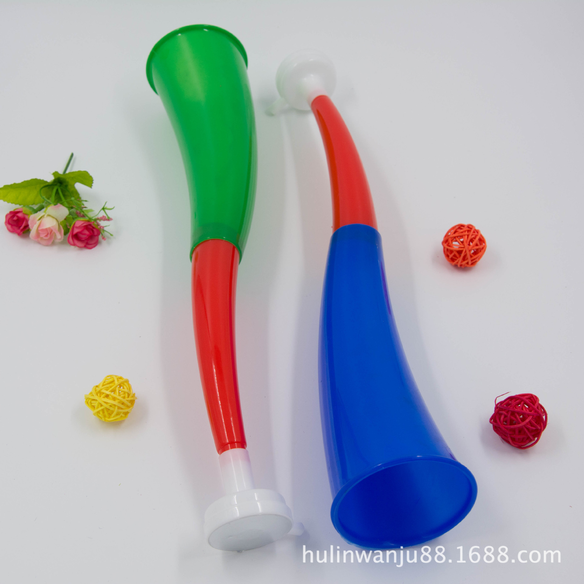 Copa del Mundo gran fan de bocina de bocina de plástico retráctil props juguetes para niños fabricantes al por mayor