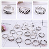 Korean version of hot selling rings Fashion Retro Thai silver ring mixed batches night market heat selling Yiwu decoration supply supply