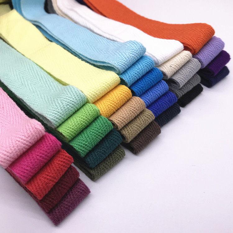 服装辅料1cm2cm彩色棉织带包边带人字纹织带包边布带