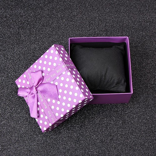 Gift watch red box with bow, exquisite bow watch box wholesale sales