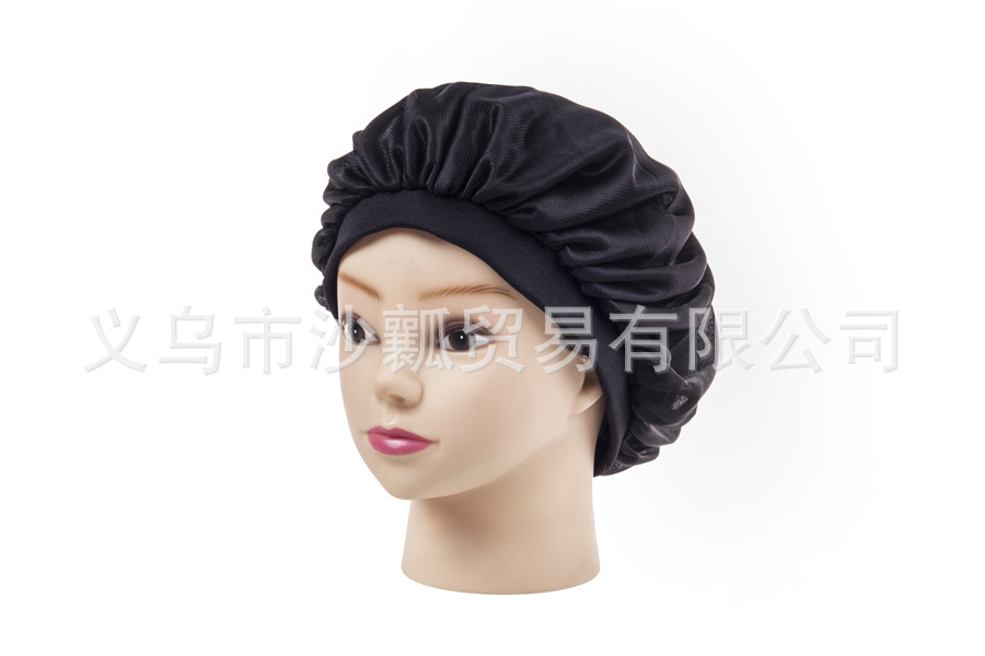 Rubber Band Nightcap Cleaning Hygiene Home Hat Air Conditioning Cap Long Hair Cap Wide Band Cap