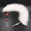 Imitation of fox tail anal plug couple sex products