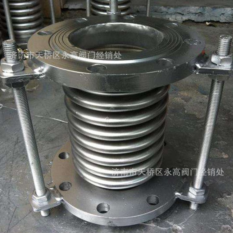 304不锈钢A3波纹补偿器金属膨胀伸缩节通用法兰波纹管真空补偿器
