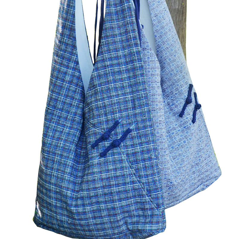 Old Shanghai Hand-woven Hand bags frog The single shoulder bag Inclined shoulder bag handbag Cloth Storage bag Shopping Bag