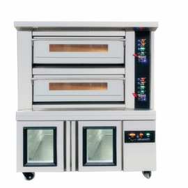 厂家供应两层六盘电烤炉SK-632+10F 电烤箱连10层发酵箱