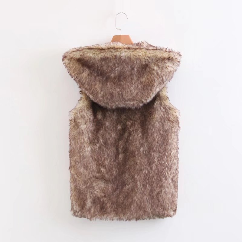 Gilet femme en Mélange de fibres chimiques - Ref 3318119 Image 3