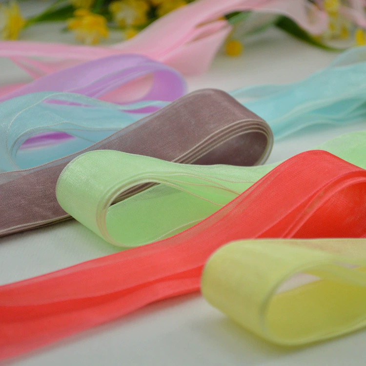 В наличии оптом кружевная шифоновая пряжа с прозрачной лентой шнурки цвета мечты 25 мм длиной 115 см настраиваемые 2