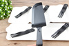 The same birthday cake, knife and fork suit, one -time high -end five -fork, five -plate big knife combination tableware