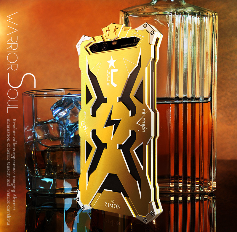 SIMON THOR Aviation Aluminum Alloy Shockproof Armor Metal Case Cover for Huawei Honor 9