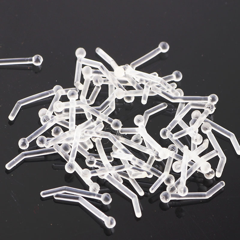 Acrylic Nose Nail Nose Ring Piercing Jewelry Stainless Steel Geometric Style detail image 7