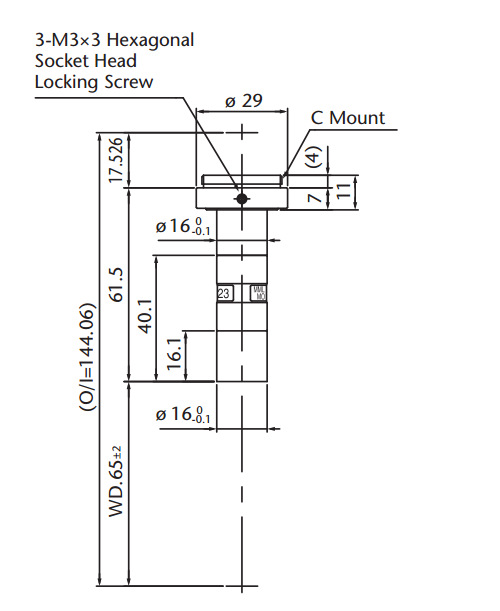 Moritex茉丽特 标清远心镜头MML-ST系列固定倍率镜头 MML2-ST65S 