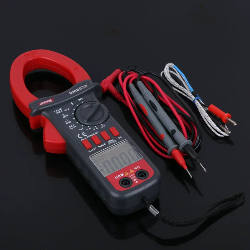 Электрический прибор — амперметр переменного/постоянного тока BM803A+ — портативный цифровой мультиметр с зажимным измерением, высокоточный