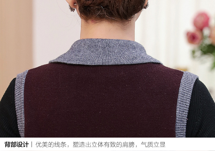 Gilet femme en Mélange de cachemire - Ref 3318191 Image 30