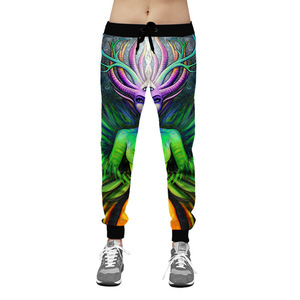 The new source of foreign trade 3D Wei pants beauty deer baggy pants pants men jogging pants feet movement