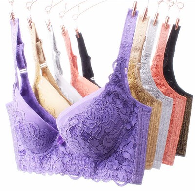 Beauty Aromatherapy anion Adjustment type Bras Tourmaline Gather Underwear memory Steel ring Lace Bra