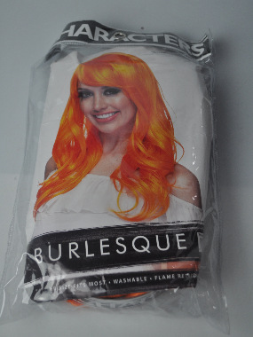 Estilo europeo y americano cos / party peluca popular fiesta cubierta de cabeza de fábrica cabello liso