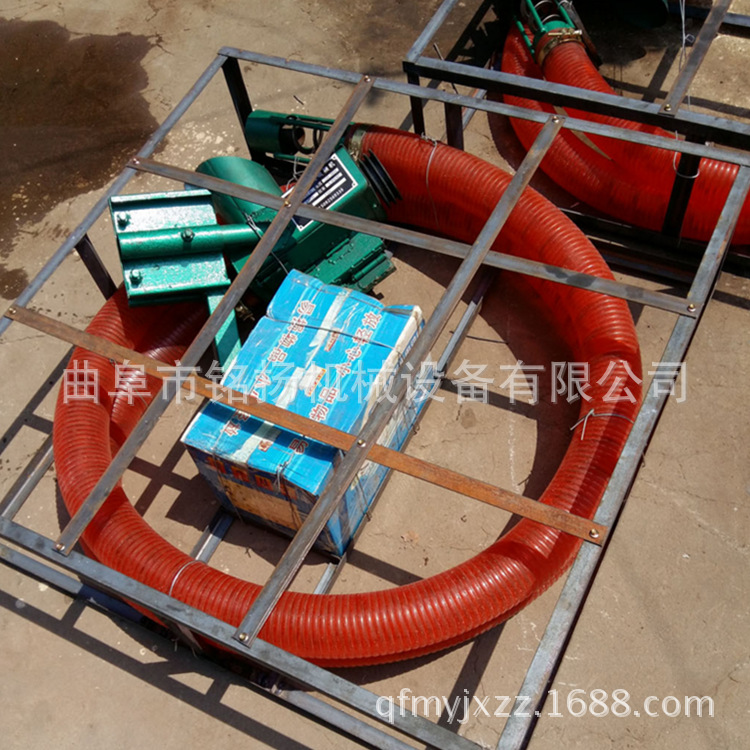 自走式全自动农作物装袋装车软蛟龙吸粮机小型农用手持式软管吸粮机