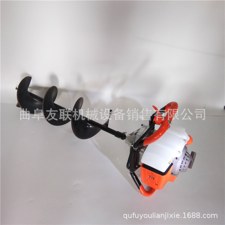 四冲程双人地钻挖坑机  双人手提果树种植挖坑机 大马力钻坑机58