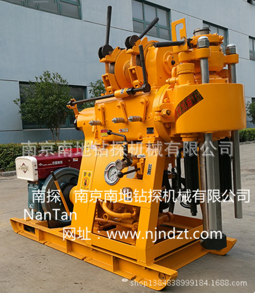 XY-200A-1型大立轴钻机（200米带水泵一体机），勘探岩芯地质水井