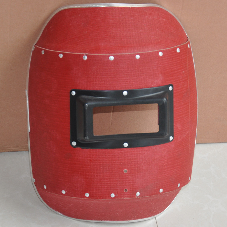 1.5红钢纸铝包边手持式电焊面罩防护面罩电焊帽焊接面罩电焊镜片