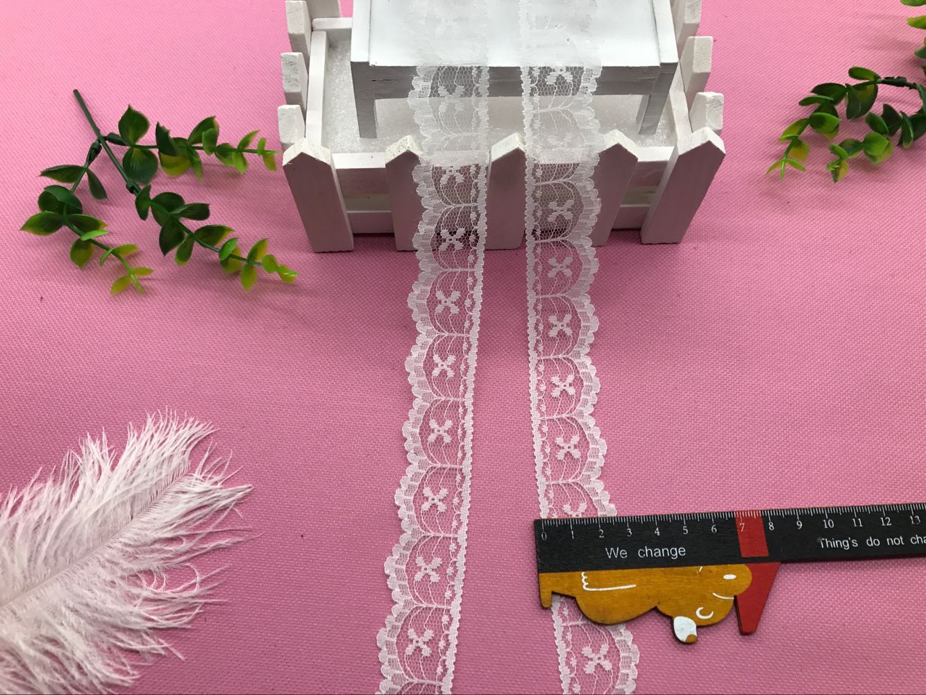 福建腾峰花边无弹蕾丝花边厂家直销  0402# 宽度2.8CM