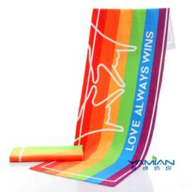 健身房擦汗运动毛巾吸水运动毛巾可图案LOGO